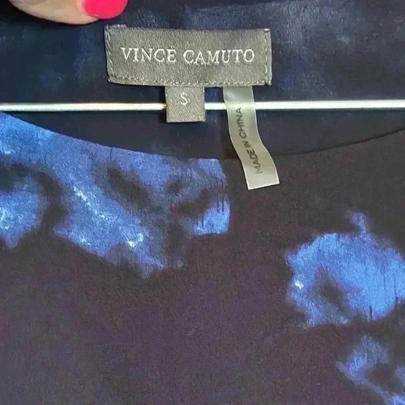 Vince Camuto dress size small in excellent condition black blue‎ and white color - Picture 5 of 8